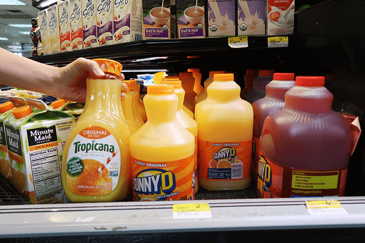 パラオWCTCのトロピカーナオレンジジュース