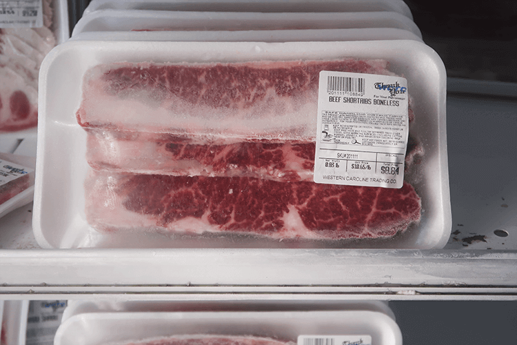 パラオWCTCの冷凍牛肉
